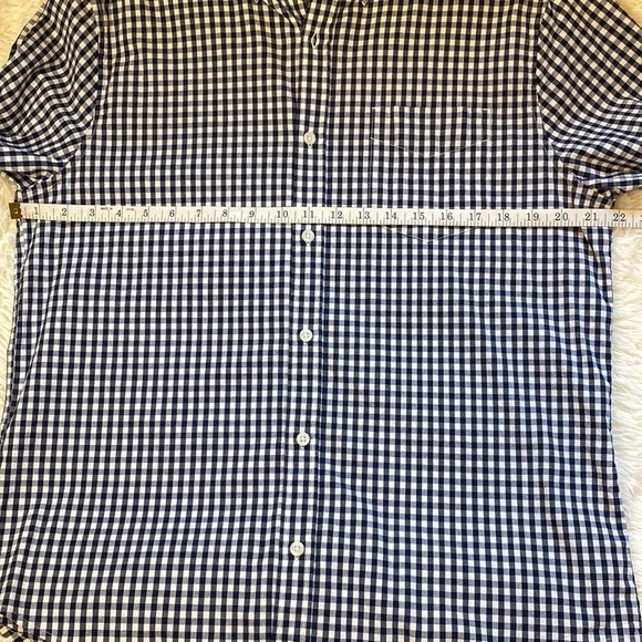 True Craft Size Large Men’s Gingham Casual Button Down Shirt - Picture 6 of 8